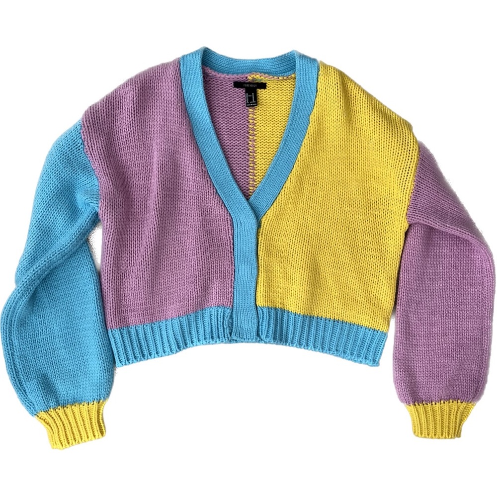 Color-block Cardigan